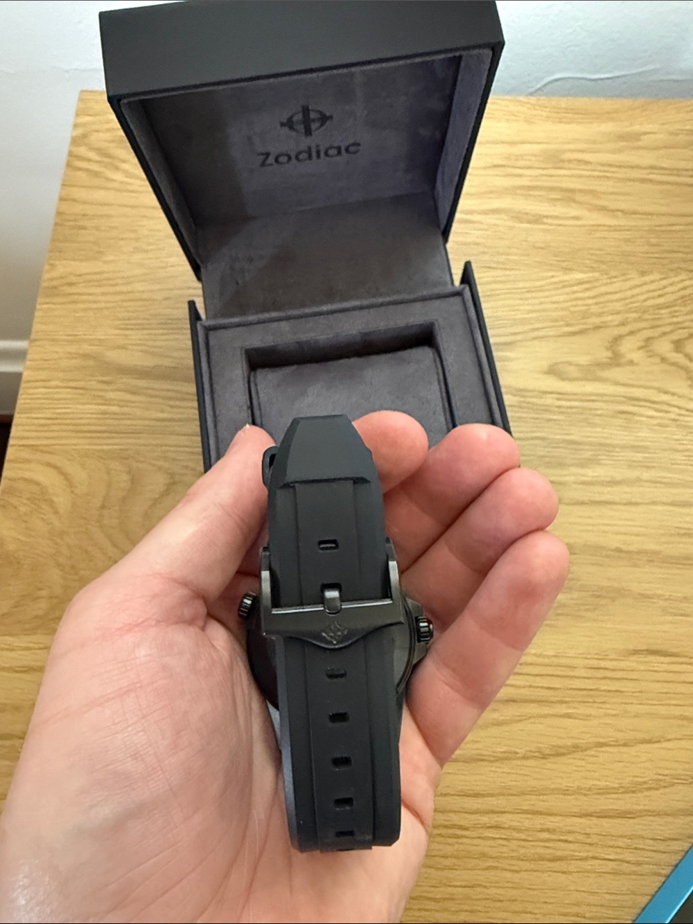 Zodiac Super Sea Wolf GMT Pro Diver Watch - Black (never worn) - Picture 8 of 10